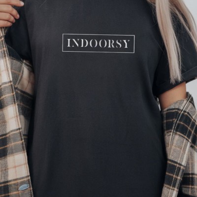 Unisex Oversize 24/1  Süprem Kumaş Penye Baskılı Tişört Pamuklu Ribanalı Bisiklet Yaka Kısa Kollu