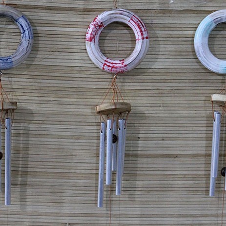 Üstü Ahşap Metal Çan Model 2