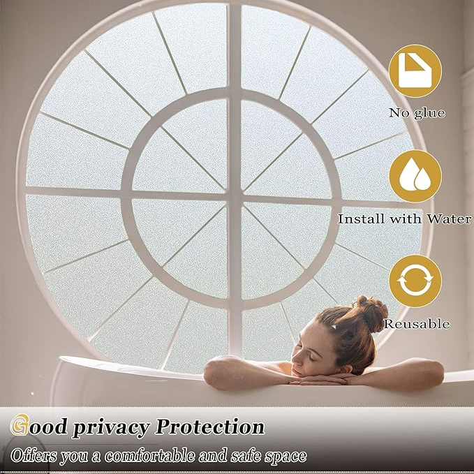 UV Engelleyici Buzlu Cam Filmi 3 Metre x 45 Cm.