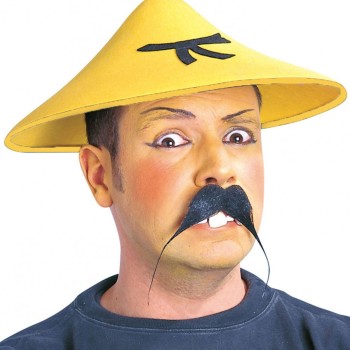 Uzak Doğu Asyalı Şapkası Sarı Renk