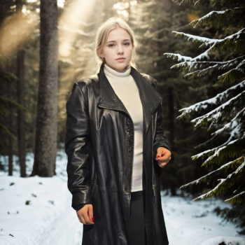 Uzun Kollu Hakiki Deri Ceket - Siyah