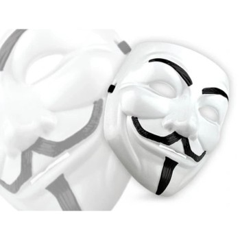 V for Vendetta Maskesi - 12'li Paket - Plastik 