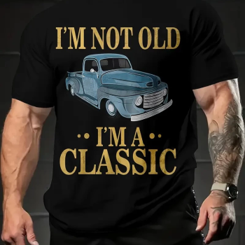 Vintage Araba Grafik T-Shirt - 