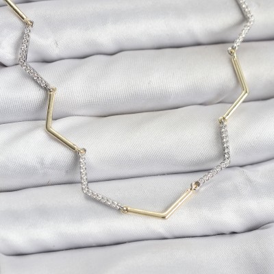 VIP Seri Zikzak Model Kadın Kolye