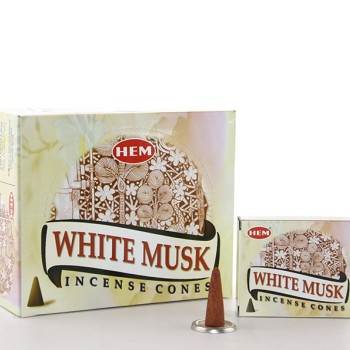 White Musk Aromalı Konik Tütsü
