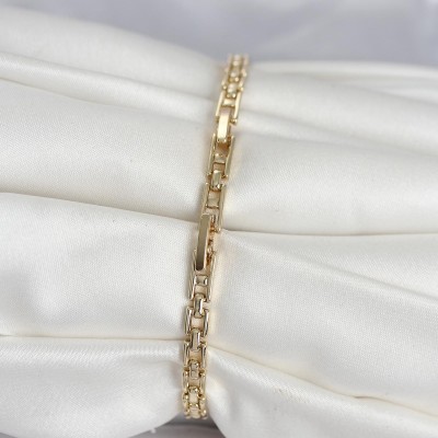 Xuping Model Zirkon Taşlı Gold Renk Kadın Bileklik