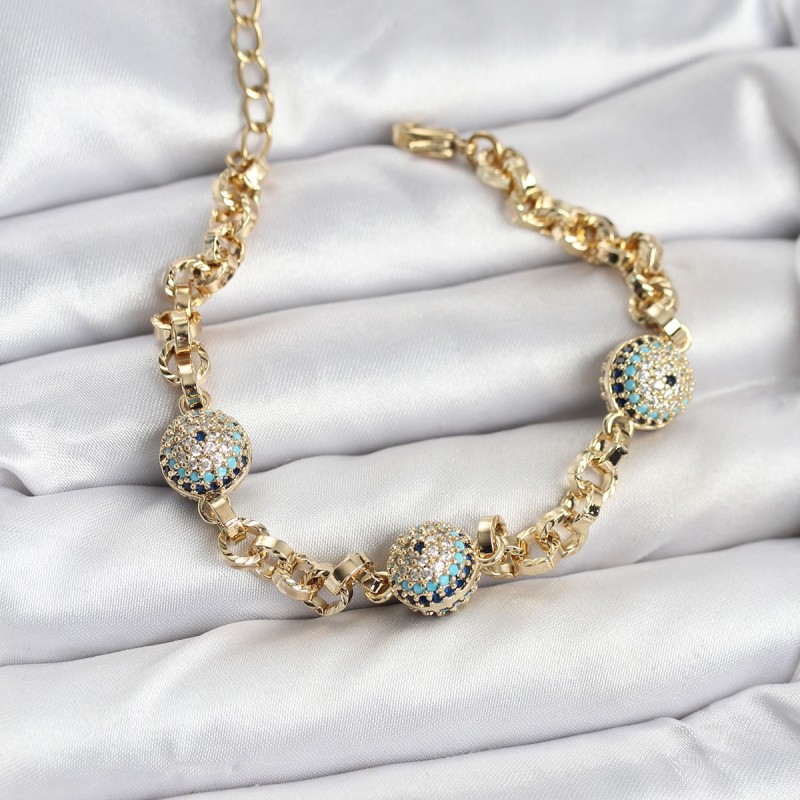 Xuping VIP Nazarlı Gold Renk Bileklik