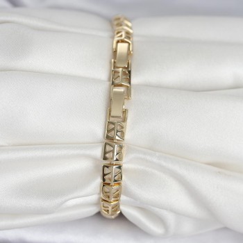 Xuping Zirkon Taşlı Gold Renk Kadın Bileklik