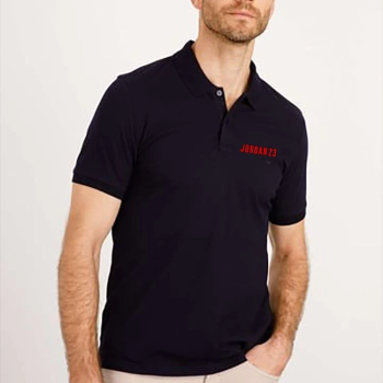 Yakası Düğmeli Yakalı Pike Baskılı T-Shirt - Beyaz -