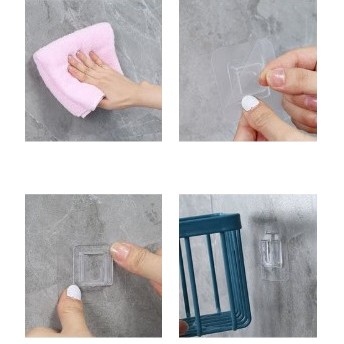 Yapışkanlı Çok Fonksiyonlu Banyo Organizeri BEYAZ