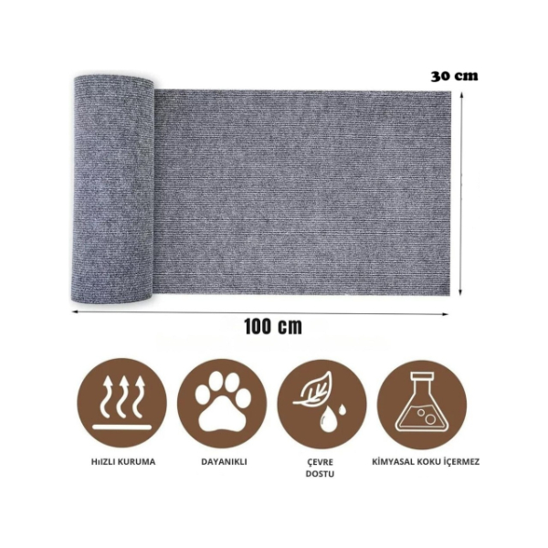 Yapıştırılabilir Kedi Tırmalama Matı 