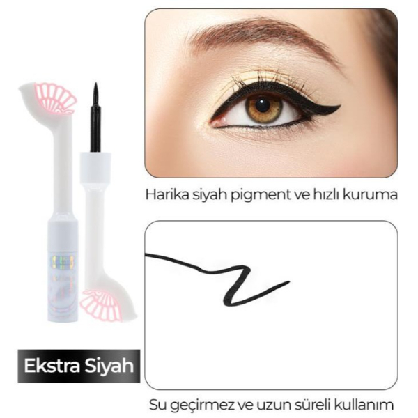 Yaprak Figürlü Eyeliner 