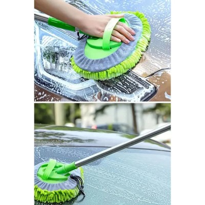 Yedek Bezli Mikrofiber Araba Yıkama Fırçası 