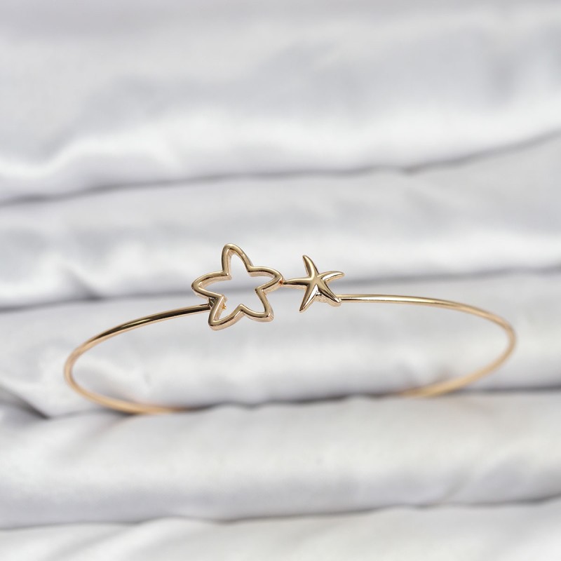Yıldız Model Gold Renk Bileklik