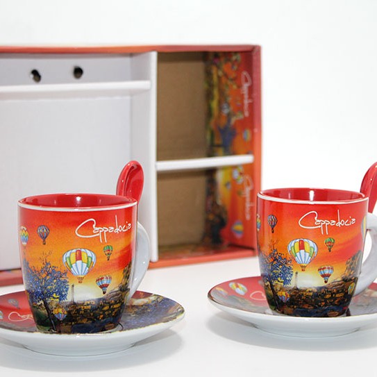 Yöresel İkili Fincan Seti Model 3 