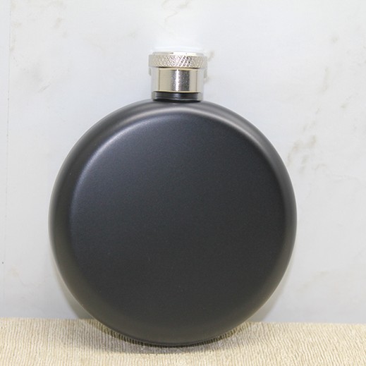 Yuvarlak Tekli Matara Siyah 