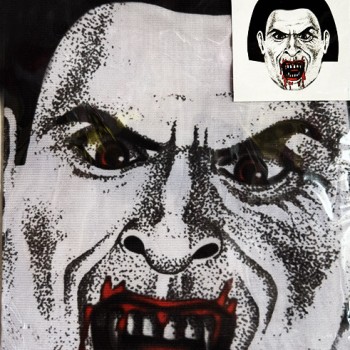 YÜZE YAPIŞAN KAFAYA TAM GEÇMELI STREÇ KANLI VAMPIR MASKE